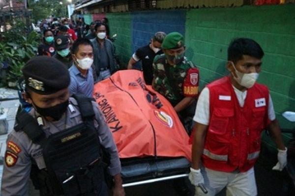 Jenazah Pedagang Sayur di Berau yang gantung diri (foto: prokal)